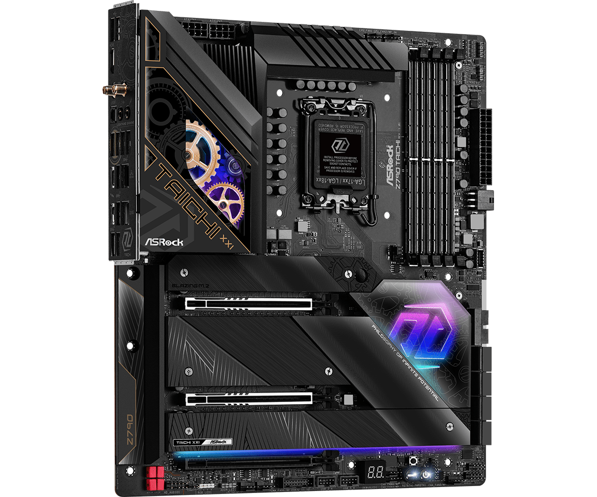 PLACA ASROCK Z790 TAICHI, LGA 1700 , DDR5 7200MHZ (OC), M.2 (PCIE GEN5X4), PCIE 5.0, WIFI,EATX.